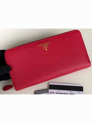 Prada Leather Zip Around Wallet 1ML506 11