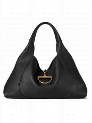 GUCCI SOFTBIT MAXI SHOULDER BAG 837466 black