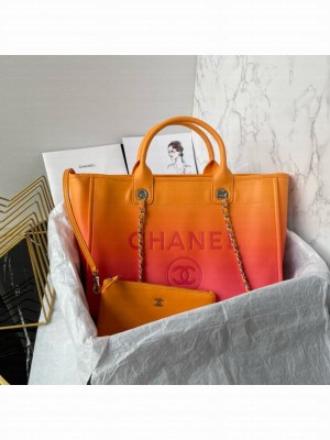 Chanel SHOPPING BAG AS3351 ORANGE