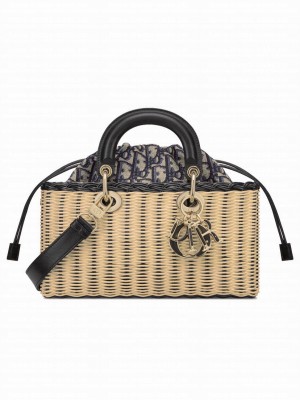 Christian Dior Lady d-Joy Micro Bag Apricot