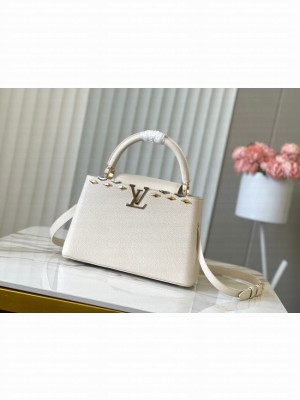 Louis Vuitton Capucines MM M12135 white