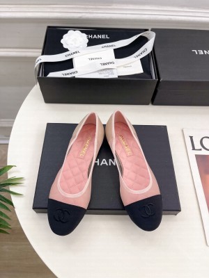 Chanel Ballet flats mesh & Grosgrain Pink 2025