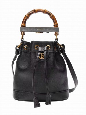 Gucci Diana Mini Bucket Bag 724667 Black