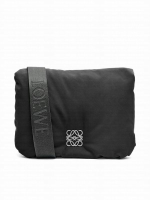 Loewe Puffer Goya Bag In Nylon Black