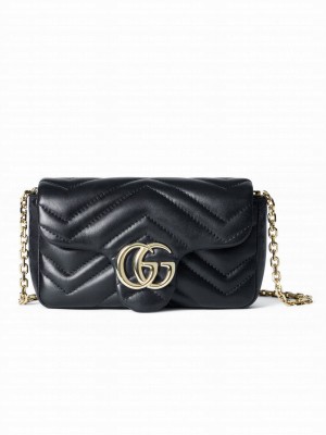 Gucci GG Marmont mini Shoulder Bag 841290 Black