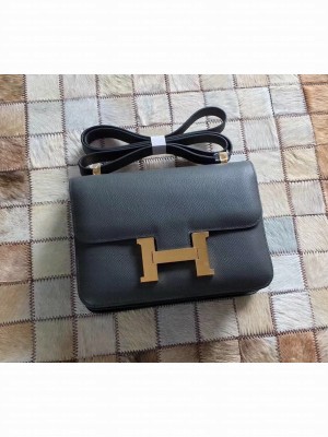 Hermes Constance 18/23 Bag in original Epsom Leather Vert Gris