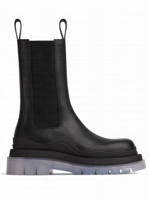 Bottega Veneta Unisex Tire Chelsea Boot White