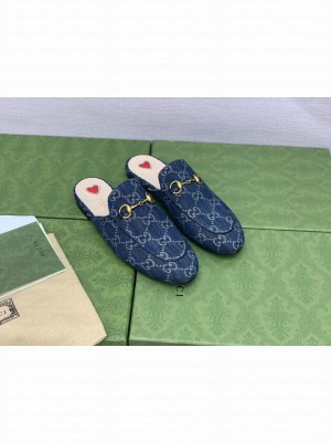 GUCCI PRINCETOWN GG MULTICOLOR HORSEBIT SLIPPER 06 2021 Collection