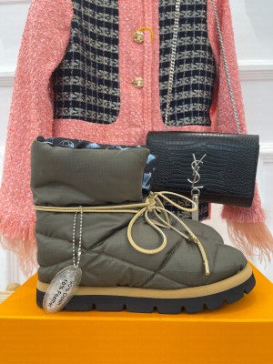 Louis Vuitton Pillow comfort ankle boots green
