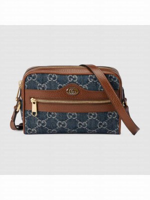 Gucci Ophidia GG mini bag 517350 Dark blue