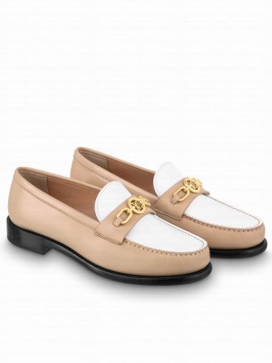 Louis Vuitton Women's Chess Flat Loafer Henna