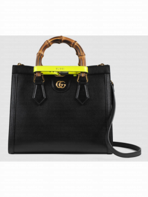 Gucci Diana small tote bag 660195 black