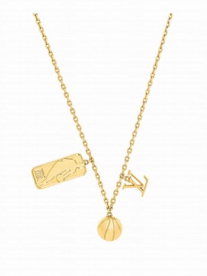Louis Vuitton Lvxnba Ball And Tab Pendant MP3056 Golden