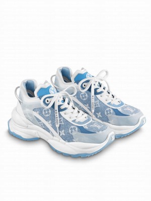 Louis Vuitton Women's Run 55 Sneaker Blue