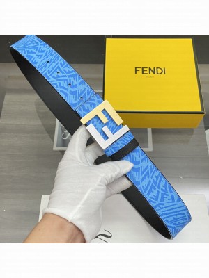 Fendi 38mm Eversible Belt FF buckle with stud closure 2021 Collection 38