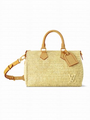 Louis Vuitton Speedy 30 Bandouliere Apricot