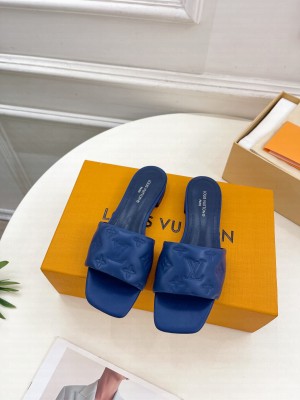 Louis Vuitton Women's Neo Revival Flat Mule Navy