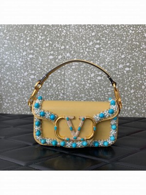 VALENTINO Super Mini Loco imitation crystal chain bag WP6036-2