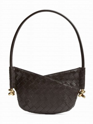 Bottega Veneta Mini Solstice Dark Coffee