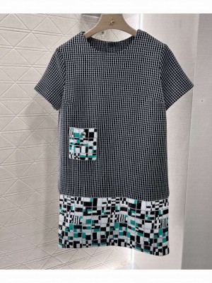 Chanel Women's Tweed dress Black