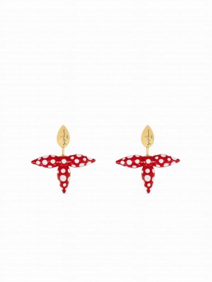 Louis Vuitton Women's LV x YK Louisette Infinity Dots Earrings Pink