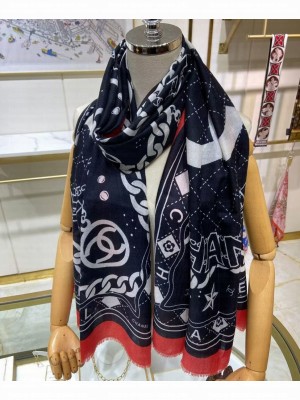 Chanel Women s Long Scarf Black