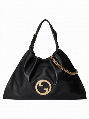 Gucci Blondie Large Tote Bag 747372 Black