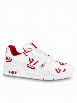Louis Vuitton Men's LV Trainer Sneaker 1AAGYJ Red