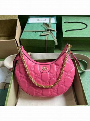 Gucci GG MATELASSE SMALL SHOULDER BAG 739709 rose