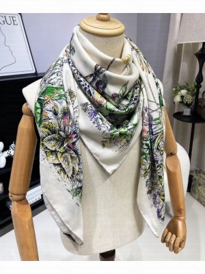 Christian Dior Women's Le Bal Des Libellules Square Scarf