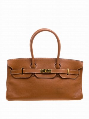 Hermes Birkin 42 Togo Handbag Coffee