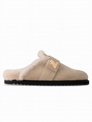 Louis Vuitton Women's LV Cosy Flat Comfort Clog 1AC6Z1 Khaki
