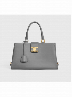 Celine MEDIUM APPOLINE BAG IN SUPPLE CALFSKIN 114963 ZINC