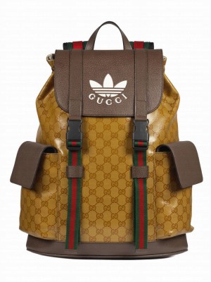 Gucci x adidas Backpack 495563 Dark Coffee