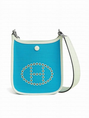 Hermes Neo Evelyne 16 Bag Blue