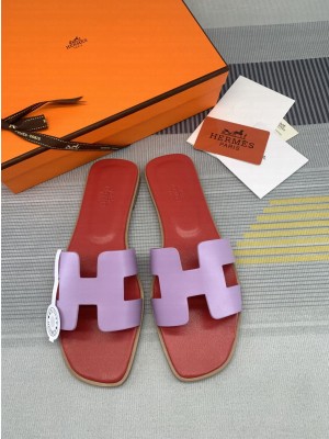 Hermes Oran Suede Flat Slide Sandals 138 2022 Collection