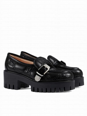 Gucci Women's GG Matelasse Shoe 718388 Black
