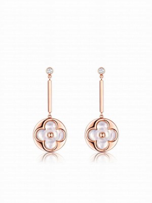 Louis Vuitton Colour Blossom Sun Long Earring Q96421 Red