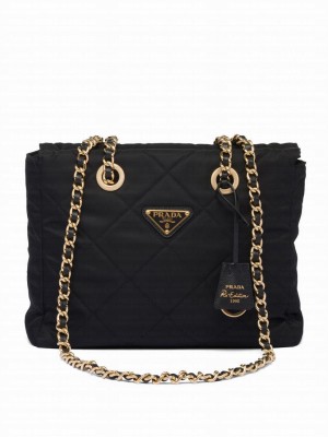 Prada Re-Nylon Tote Bag 1BG468 Black