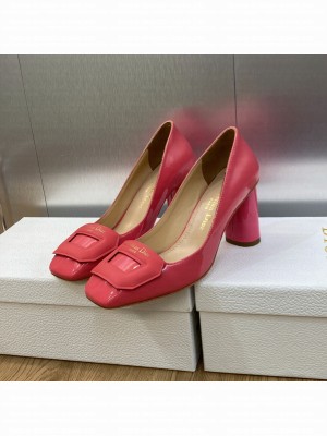 Dior Day Heel 8.5cm in Patent Leather Red Pump
