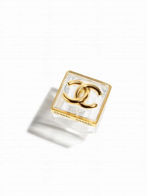 Chanel Women's Ring ABA585 Golden