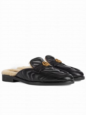 Gucci Women's Slipper With Double G Black