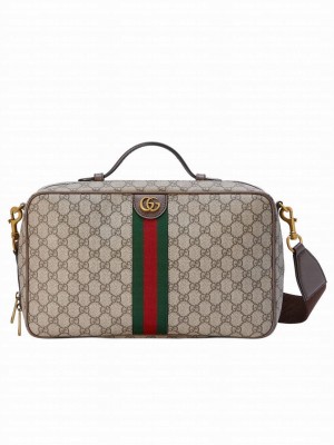 Gucci Savoy Shoe Case 752587 Dark Coffee