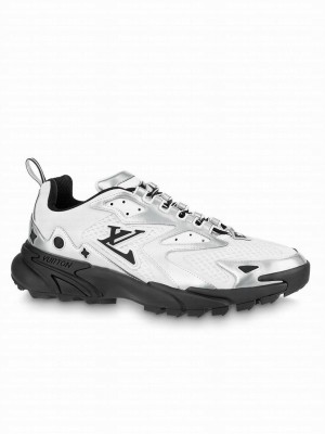 Louis Vuitton Men's LV Runner Tatic Sneaker Silver