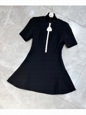 Louis Vuitton Women's Zipper Dress Black
