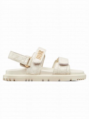 Christian Dior Women's Dioract Sandal Cream
