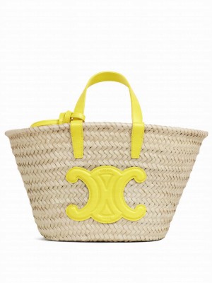 Celine Teen Triomphe Celine Classic Panier Yellow