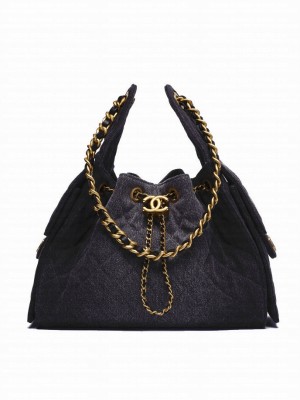 Chanel 25 Small Handbag AS5293 Black