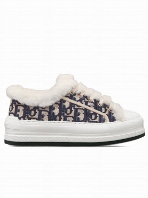 Christian Dior Women's Walk'n'Dior Platform Sneaker Dark Blue
