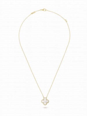 Van Cleef & Arpels Women's Vintage Alhambra Pendant Golden